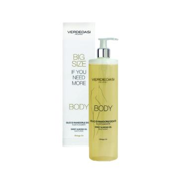 Olio di Mandorle Elasticizzante Verdeoasi con Omega 3-6 500 ml.