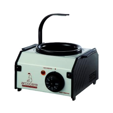 Scaldacera in Metallo con Supporto per Spatola e presa shuko per vaso da 400 ml Scaldacera in Metallo con Supporto per Spatola e presa shuko per vaso da 400 ml