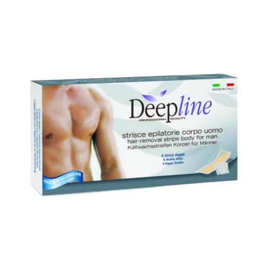 Strisce Epilatorie Corpo Uomo scatola da 6 doppie strisce