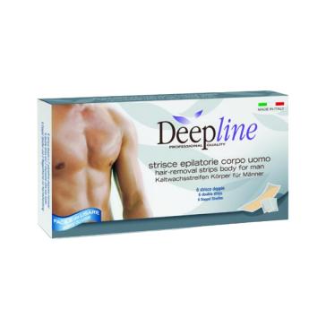 Strisce Epilatorie Corpo Uomo scatola da 6 doppie strisce Strisce Epilatorie Corpo Uomo scatola da 6 doppie strisce