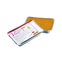Cera a Caldo Gialla senza strisce Velour vaschetta alluminio da 1 kg