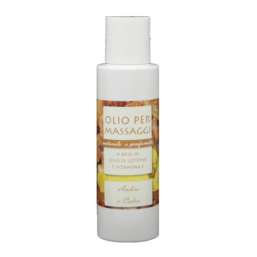 olio per massaggio 100ml AMBRA E CEDRO