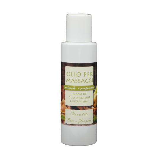 olio per massaggio 100ml CIOCCOLATO PERA E ZENZERO olio per massaggio 100ml CIOCCOLATO PERA E ZENZERO