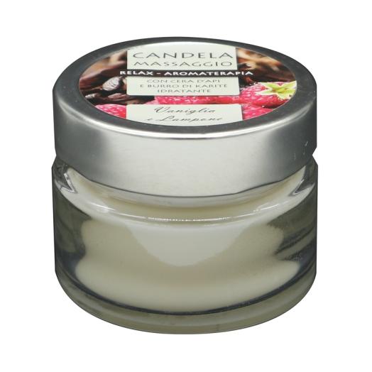 candela per massaggio 100ml VANIGLIA E LAMPONE IPA