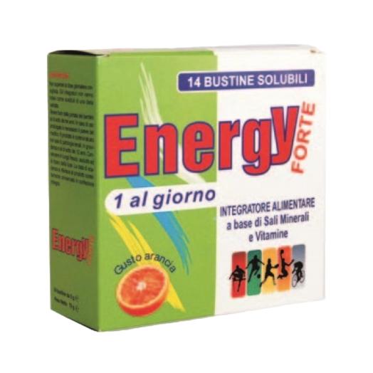 Integratore Energy Forte Sali Minerali e Vitamine Confezione 14 bustine Integratore Energy Forte Sali Minerali e Vitamine Confezione 14 bustine