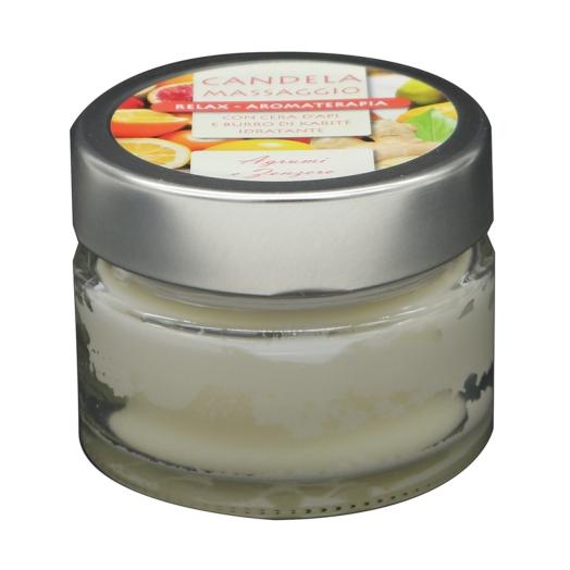 candela per massaggio 100ml AGRUMI E ZENZERO candela per massaggio 100ml AGRUMI E ZENZERO