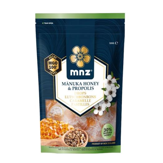 Pastiglie Manuka MGO100  al Propoli con isomalto  Confezione 120 gr.