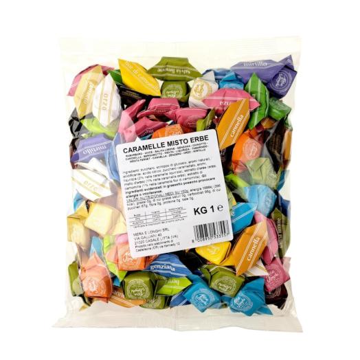 Caramelle misto Erbe Meralonghi sacchetto da 1 kg Caramelle misto Erbe Meralonghi sacchetto da 1 kg