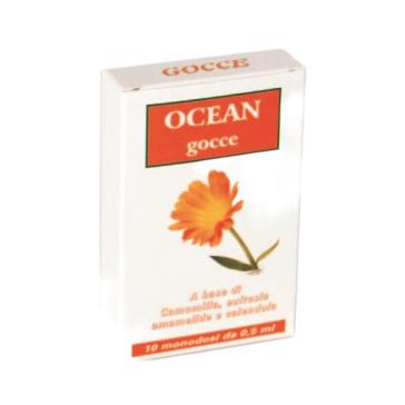 Gocce Oculari Ocean Camomilla,Eufrasia,Amamelide,Calendula Monodose 10 pz. Gocce Oculari Ocean Camomilla,Eufrasia,Amamelide,Calendula Monodose 10 pz.