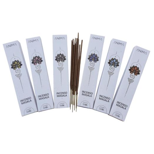 Stick Incenso Masala Anima Spiritual Confezione 15g. Stick Incenso Masala Anima Spiritual Confezione 15g.