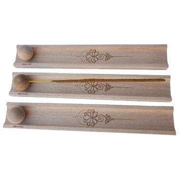 Bruciaincenso in Legno Barchetta con Sfera Portaincenso Masala Anima