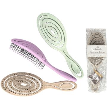 Pacco da 12 Spazzola "Lyane" per Capelli districante e da Massaggio in colori assortiti e prezzo incredibile Pacco da 12 Spazzola "Lyane" per Capelli districante e da Massaggio in colori assortiti e prezzo incredibile