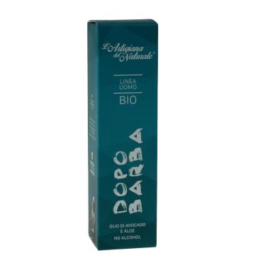 Dopobarba Uomo Bio con olio di Avocado e Aloe 150 ml.