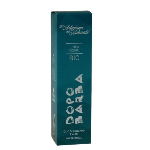 Dopobarba Uomo Bio con olio di Avocado e Aloe 150 ml.
