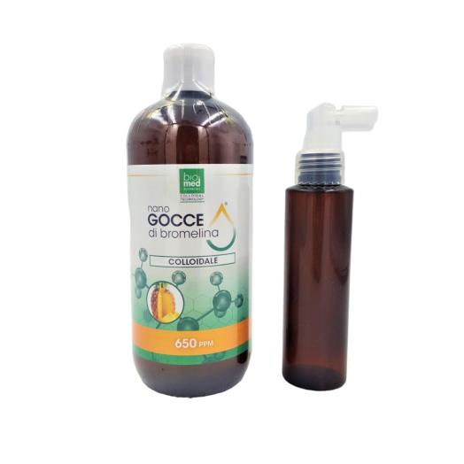 Bromelina GROSSO Colloidale 650 ppm 500 ml+dosatore spray 100 ml