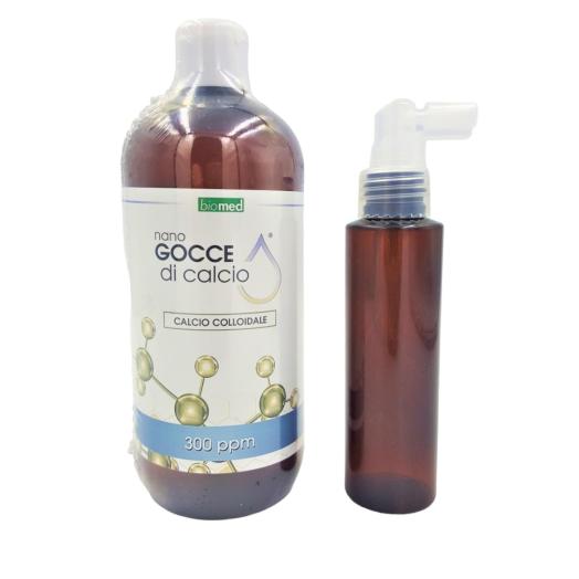 Calcio GROSSO Colloidale 300 ppm 500 ml+DOSATORE SPRAY 100 ml