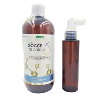 Calcio GROSSO Colloidale 300 ppm 500 ml+DOSATORE SPRAY 100 ml Calcio GROSSO Colloidale 300 ppm 500 ml+DOSATORE SPRAY 100 ml