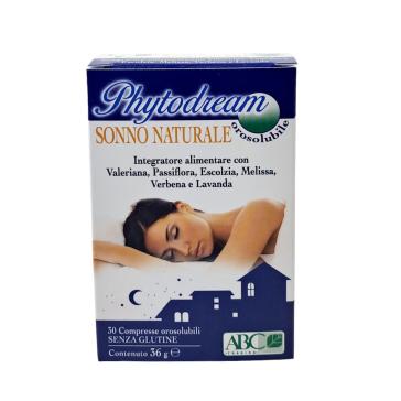 Sonno Naturale Phitodream con Valeriana-Passiflora-Escolzia 30 compresse orosolubili