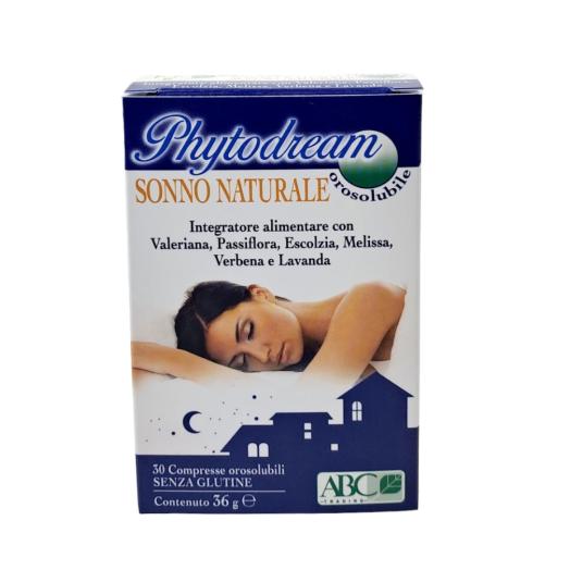 Sonno Naturale Phitodream con Valeriana-Passiflora-Escolzia 30 compresse orosolubili Sonno Naturale Phitodream con Valeriana-Passiflora-Escolzia 30 compresse orosolubili