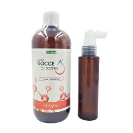 Rame GROSSO Colloidale 20 ppm 500 ml+DOSATORE SPRAY 100 ml