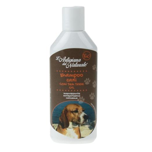 Shampoo per Cani Bio Igienizzante antibatterico con tea tree 200 ml. Shampoo per Cani Bio Igienizzante antibatterico con tea tree 200 ml.