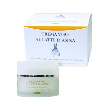 Crema Viso al Latte asina Nutriente per Pelli Sensibili 50 ml.
