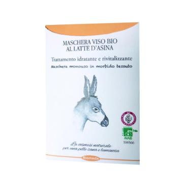 Maschera Monouso al Latte Asina in tessuto Rivitalizzante