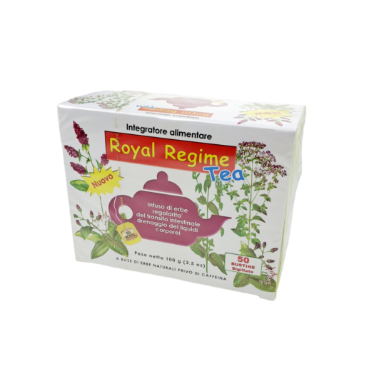 Tisana Royal Regime Favorisce il Transito Intestinale scatola Grossa da 50 filtri Tisana Royal Regime Favorisce il Transito Intestinale scatola Grossa da 50 filtri