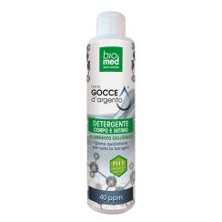 Detergente Corpo e Intimo 40 ppm all'Argento Colloidale 200 ml.