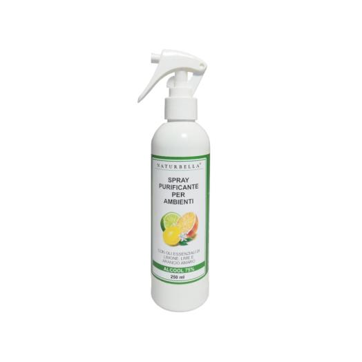 Spray Purificante Ambienti Piccolo Naturbella con Oli Essenziali Alcool 75% 250 ml. Spray Purificante Ambienti Piccolo Naturbella con Oli Essenziali Alcool 75% 250 ml.