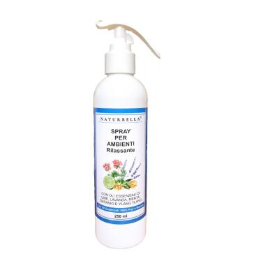 Spray Ambienti Rilassante Naturbella con Oli Essenziali Alcool 75% 250 ml.