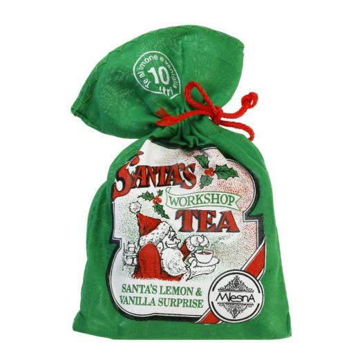 Sacchettino da 10 filtri di the al Limone e Vaniglia Santa’s Workshop Sacchettino da 10 filtri di the al Limone e Vaniglia Santa’s Workshop