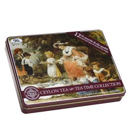 Latta con 96 filtri in bustina salvaaroma di tè di Ceylon assortiti