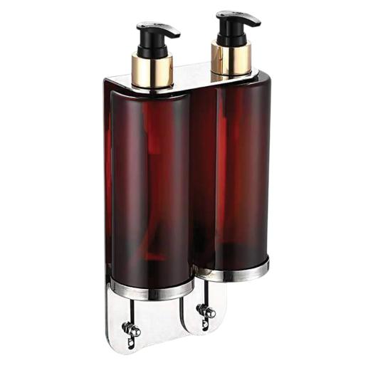 SU ORDINAZIONE Staffa in acciaio doppia per boccetto 300ml SU ORDINAZIONE Staffa in acciaio doppia per boccetto 300ml