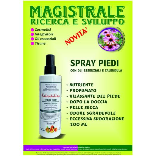 Spray Piedi con oli essenziali e calendula da ml. 100 Spray Piedi con oli essenziali e calendula da ml. 100