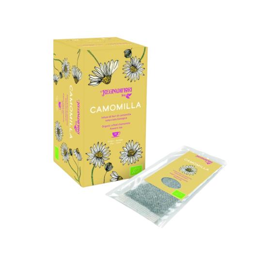 Infuso in filtri di fiori di CAMOMILLA biologica scatola da 15 filtri Infuso in filtri di fiori di CAMOMILLA biologica scatola da 15 filtri