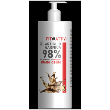 Flacone di gel a base di Arnica e Artiglio Caldo 98% Grosso  da 500 ml.