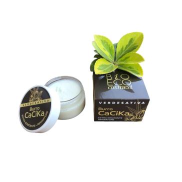 Burro CaCiKa con olio di canapa, olio di cisto e Karitè vaso 25 ml Burro CaCiKa con olio di canapa, olio di cisto e Karitè vaso 25 ml