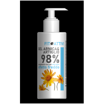 Flacone di gel Arnica e Artiglio Freddo 98% Piccolo  da 100 ml.