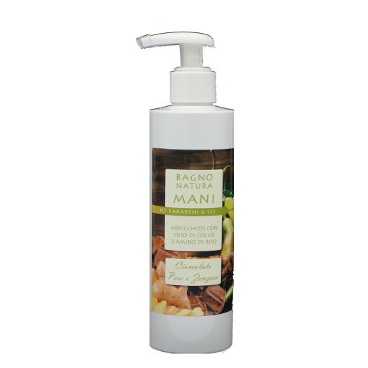 bagno natura mani 250ml CIOCCOLATO PERA E ZENZERO bagno natura mani 250ml CIOCCOLATO PERA E ZENZERO