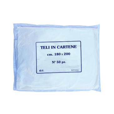 Teli in Cartene da 180x200 cm Busta da 50 pz. Teli in Cartene da 180x200 cm Busta da 50 pz.