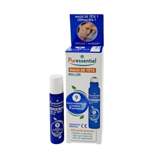 Roller Mal di testa 9 oli essenziali da 5 ml.