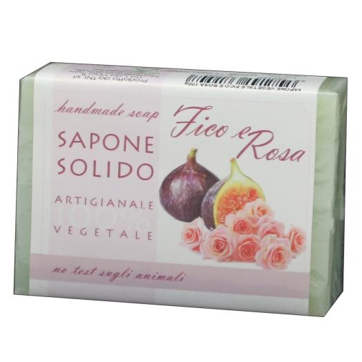 saponetta vegetale 100g FICO E ROSA