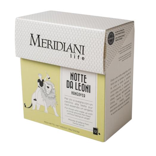 Tisana Meridiani Notte da Leoni in Filtri Confezione 12 pz.