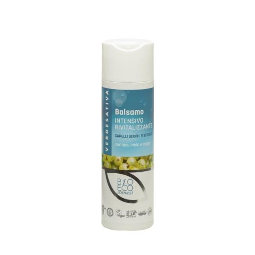 Balsamo Intensivo BIO Rivitalizzante per capelli secchi e sfibrati alla canapa amla e argan flacone 200 ml