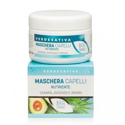 Maschera capelli Nutriente con canapa avocado e argan vaso 200 ml
