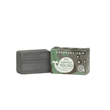 Shampoo Solido Bio per Capelli Grassi Canapa e Carbone Attivo 55 gr
