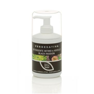 Detergente Intimo e Ascelle canapa e carbone attivo dispenser 250 ml