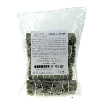 Salvia Bianca da Bruciare ideale per Purificare Pacco da 5 Tronchetti