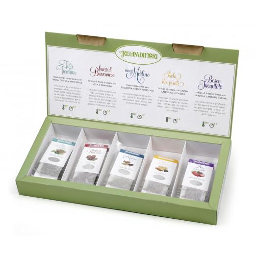Tisane Regina Dei Fiori Confezione Regalo 30 Filtri Tisane Regina Dei Fiori Confezione Regalo 30 Filtri
